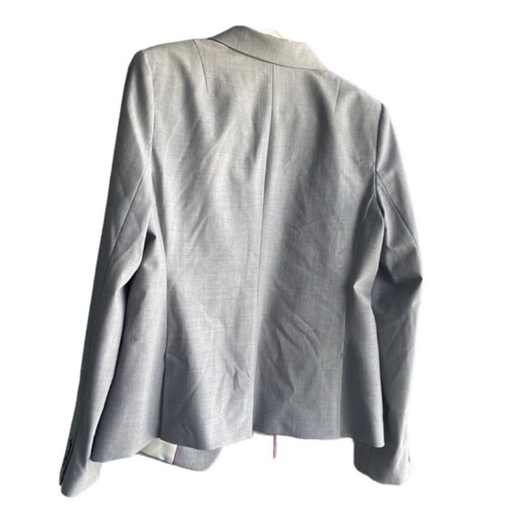 BANANA REPUBLIC Grey Wool Career Office Blazer Size 14 - Picture 6 of 8